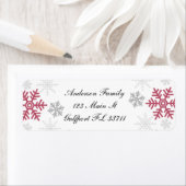 Snowflake Retouradreslabels Etiket (Insitu)