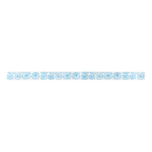 Snowflake Ribbon Satijnen Lint (Voorkant)