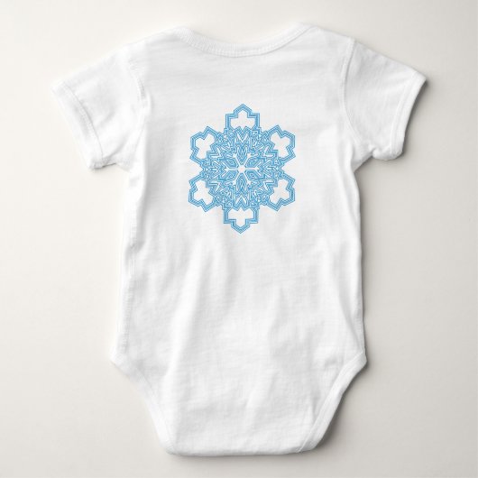 Snowflake Romper (Achterkant)