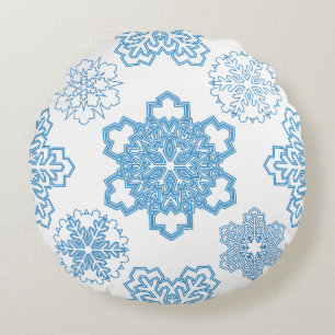 Snowflake Rond Kussen