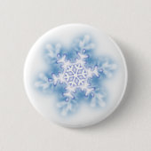 Snowflake Ronde Button 5,7 Cm (Voorkant)