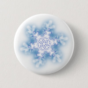 Snowflake Ronde Button 5,7 Cm