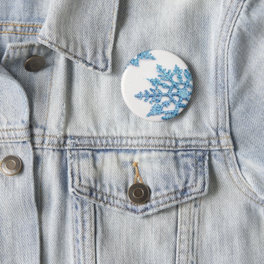 Snowflake Ronde Button 5,7 Cm (In situ)