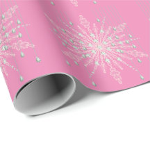 Snowflake roze diamantsparren elegante winter