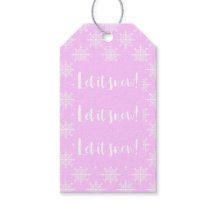 Snowflake roze laat het kerstfeest sneeuwen