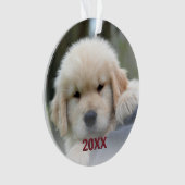 Snowflake Roze Opal Fun 2 met kerstfoto Ornament (voorkant)