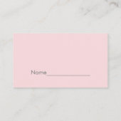 Snowflake roze & zilver Raffle Tickets (Achterkant)