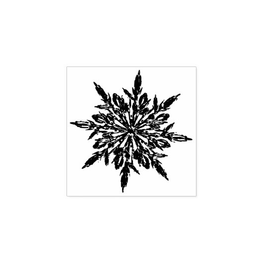 Snowflake Rubber Stempel (Afrduk)