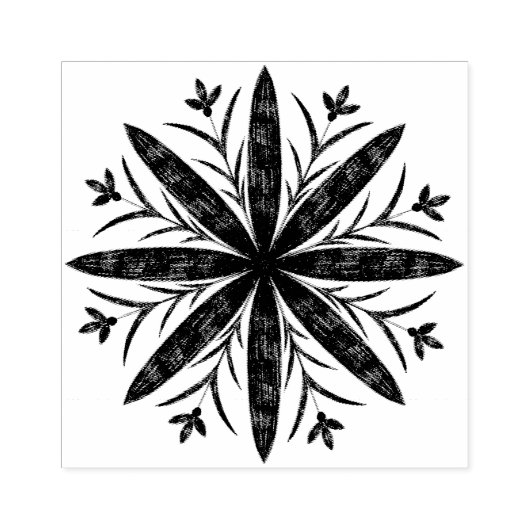 Snowflake Rubberstempel (Afrduk)