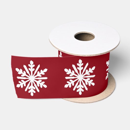 Snowflake Satijnen Lint (Spoel)