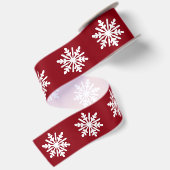Snowflake Satijnen Lint (Achterkant)