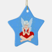 Snowflake Season Keramisch Ornament (Rechts)