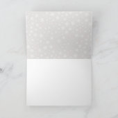 Snowflake Season Kerstfeestdag Foto gevolgd Kaart (Binnen)