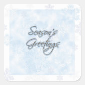 Snowflake Season's Sticker (Voorkant)
