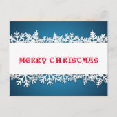 Snowflake Serenade Feestdagenkaart (Voorkant)