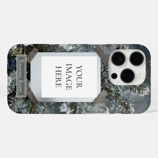 Snowflake Serenity Case-Mate iPhone Case (Achterkant (horizontaal))