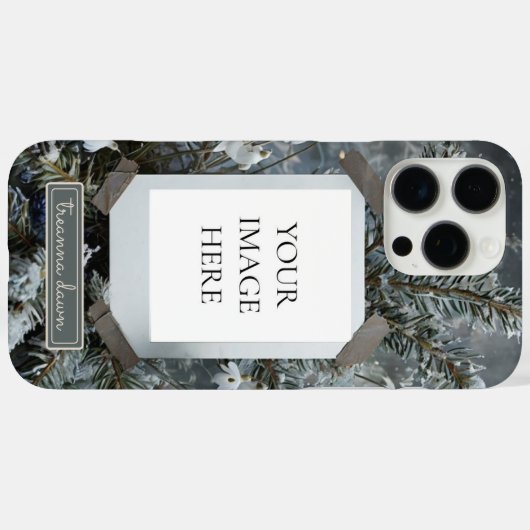 Snowflake Serenity Case-Mate iPhone Case (Achterkant (horizontaal))