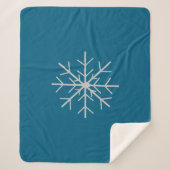 Snowflake sherpa deken (Voorkant)