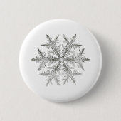 SNOWFLAKE SNEE CRYSTAL RONDE BUTTON 5,7 CM (Voorkant)