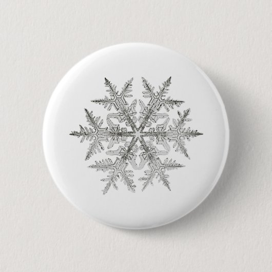 SNOWFLAKE SNEE CRYSTAL RONDE BUTTON 5,7 CM (Voorkant)