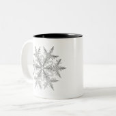 SNOWFLAKE SNEE CRYSTAL TWEEKLEURIGE KOFFIEMOK (Voorkant links)