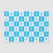 Snowflake & sneeuwpatroon (blauw)