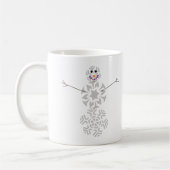 Snowflake Snowman Coffee Cup Koffiemok (Links)