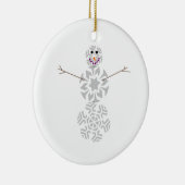 Snowflake Snowman Ornament (Rechts)