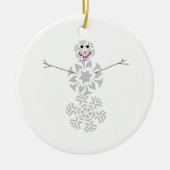 Snowflake Snowman Ornament (Voorkant)