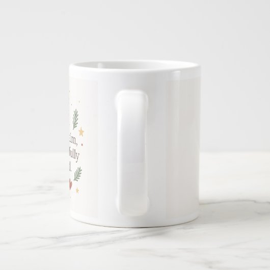 Snowflake Soul | Unique, Calm, and Beautifully Det Grote Koffiekop (Achterkant)