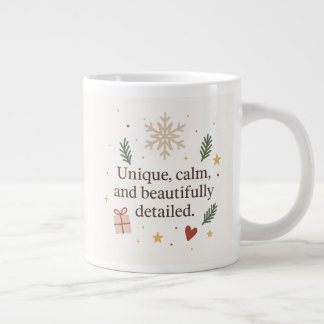 Snowflake Soul | Unique, Calm, and Beautifully Det Grote Koffiekop