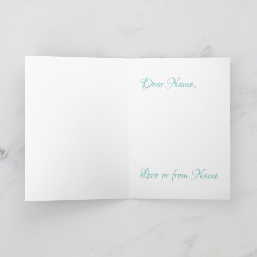 Snowflake-sparkkaart Feestdagen Kaart (Binnen)