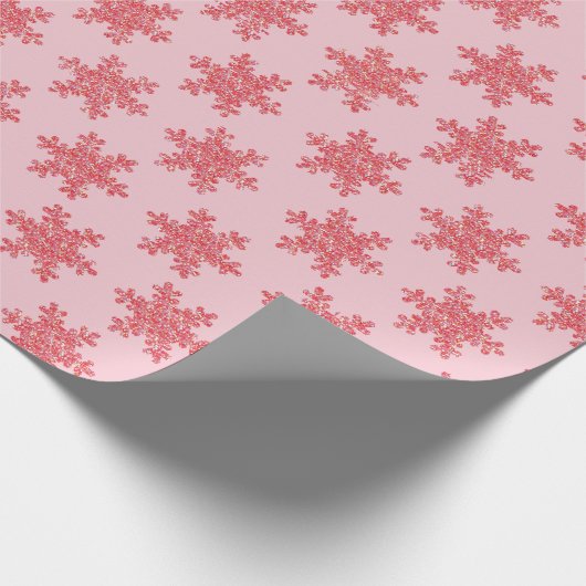 Snowflake Sparkle Shine Cadeaupapier (Hoek)