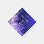 Snowflake sparren servetten (Hoek)