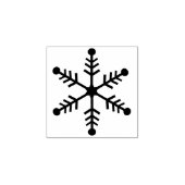 Snowflake Stamp Rubberstempel (Afrduk)