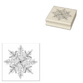 Snowflake Stamp Rubberstempel (Gestempeld)