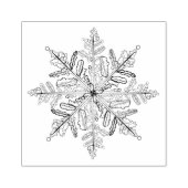 Snowflake Stamp Rubberstempel (Afrduk)