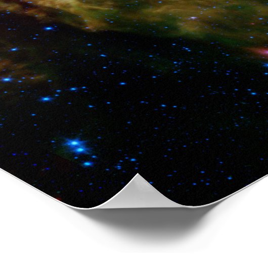 Snowflake Star Cluster Space NASA Poster (Hoek)