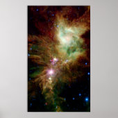 Snowflake Star Cluster Space NASA Poster (Voorkant)