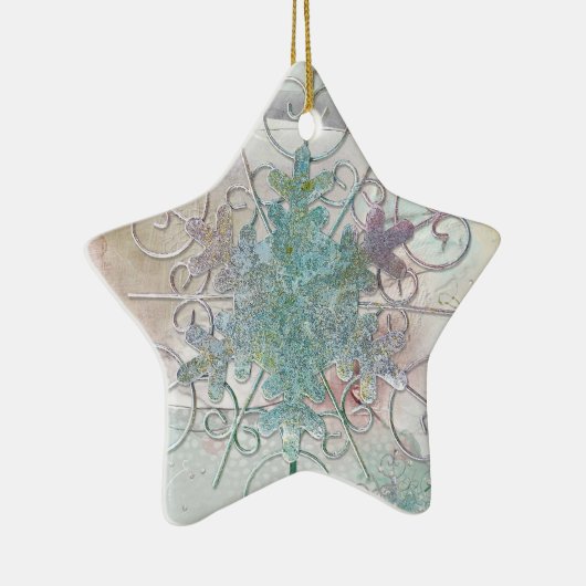 Snowflake Star Holiday Ornament (Rechts)
