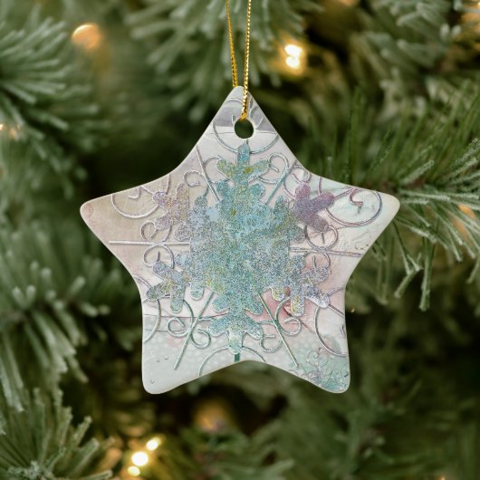 Snowflake Star Holiday Ornament (Boom)