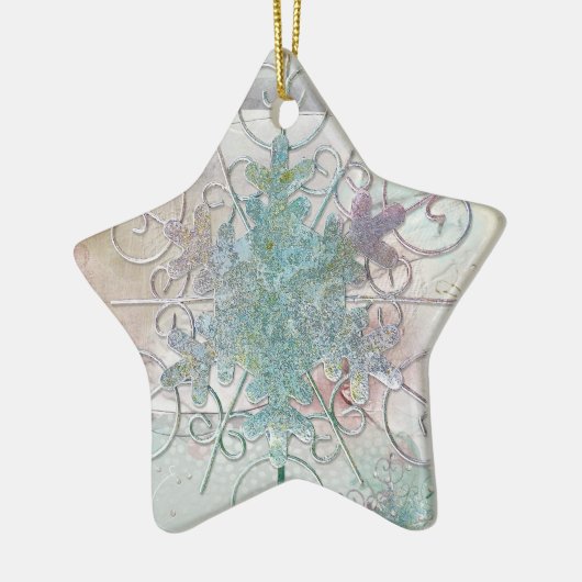 Snowflake Star Holiday Ornament (Links)