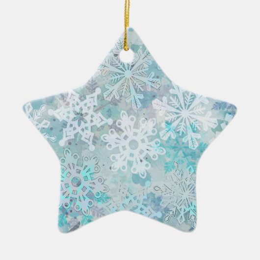 Snowflake Star Ornament (Voorkant)