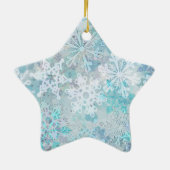 Snowflake Star Ornament (Achterkant)