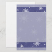 Snowflake Stationery Briefpapier (Voorkant / Achterkant)