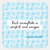 Snowflake Sticker (Voorkant)