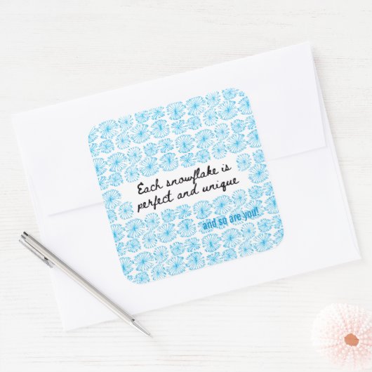 Snowflake Sticker (Envelop)
