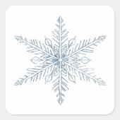 Snowflake Sticker | Minimal Winter (Voorkant)