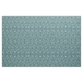 Snowflake storm Aqua Blue Stof (Fat Quarter)