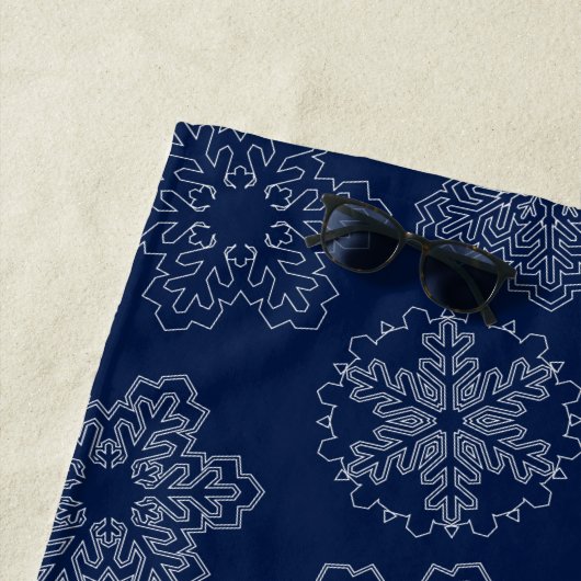 Snowflake Strandlaken (In situ)